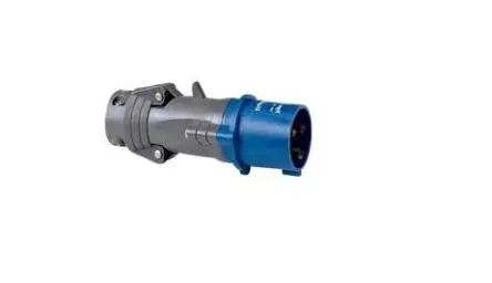 Produktfoto 1 von Legrand HYPRA Leistungssteckverbinder Blau 3P+PE, 250V IP44 63A