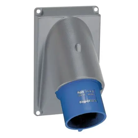 Produktfoto 1 von Legrand HYPRA Leistungssteckverbinder Blau 2P+PE, 250V IP44 63A
