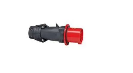 Produktfoto 1 von Legrand HYPRA Leistungssteckverbinder Rot 3P+PE, 415V Gerade IP44 63A