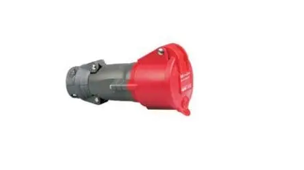 Produktfoto 1 von Legrand HYPRA Leistungssteckverbinder Rot 3P+PE, 415V IP44 63A