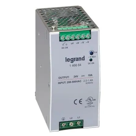 Produktfoto 1 von Legrand DIN-Schienen Netzteil 780V / 10 A 48V dc 480 W