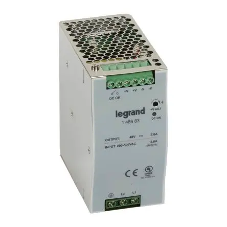 Produktfoto 1 von Legrand Schaltnetzteil 48V 240 W, DIN-Hutschiene 500V