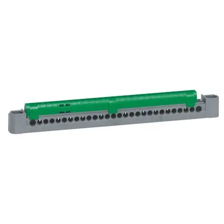 Produktfoto 1 von Legrand Schutzleiterklemme, DIN-Hutschiene, 25mm², 6 mm² Schraubbefestigung, Grün