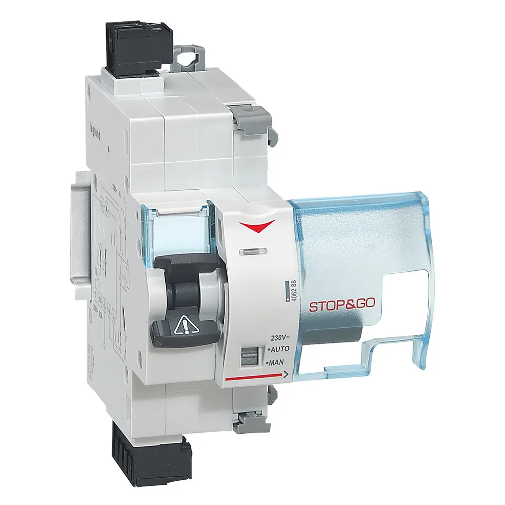 Produktfoto 1 von Legrand 230V DX3 Geräteschutzschalter Automatischer Kurzunterbrecher für RCBO, RCCB / 63 A