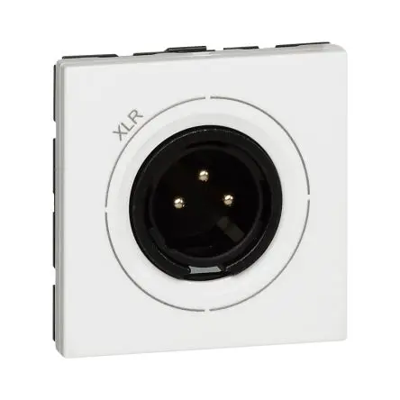 Produktfoto 1 von Legrand MOSAIC Buchse Weiß 3P Gerade IP40