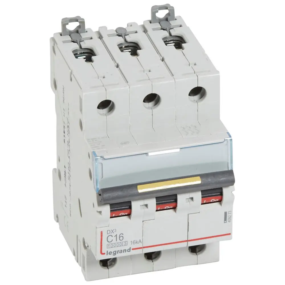 Produktfoto 1 von Legrand Schutzschalter, 3-polig, DX3, 16A, 400V