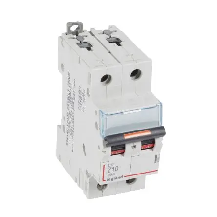 Produktfoto 1 von Legrand DX3 Schutzschalter Typ Z, Pol 2-polig 10A 400V ac, Abschaltvermögen 25 kA DX3 400 V dc