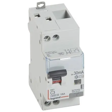 Produktfoto 1 von Legrand DX3 Schutzschalter Typ AC, Pol 1-polig 3A 230V ac, Abschaltvermögen 6 kA DX3 400 V dc