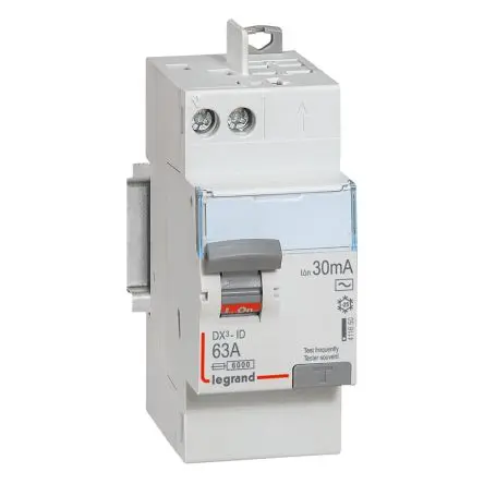 Produktfoto 1 von Legrand FI-Schutzschalter, 2-polig, 63A, 30 mA DX3 NF EN 61008-1