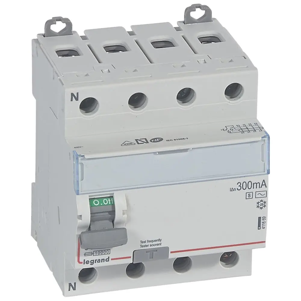 Produktfoto 1 von Legrand DX3 Schutzschalter Typ AC, Pol 4-polig 63 A 400 V ac DX3 400 V dc