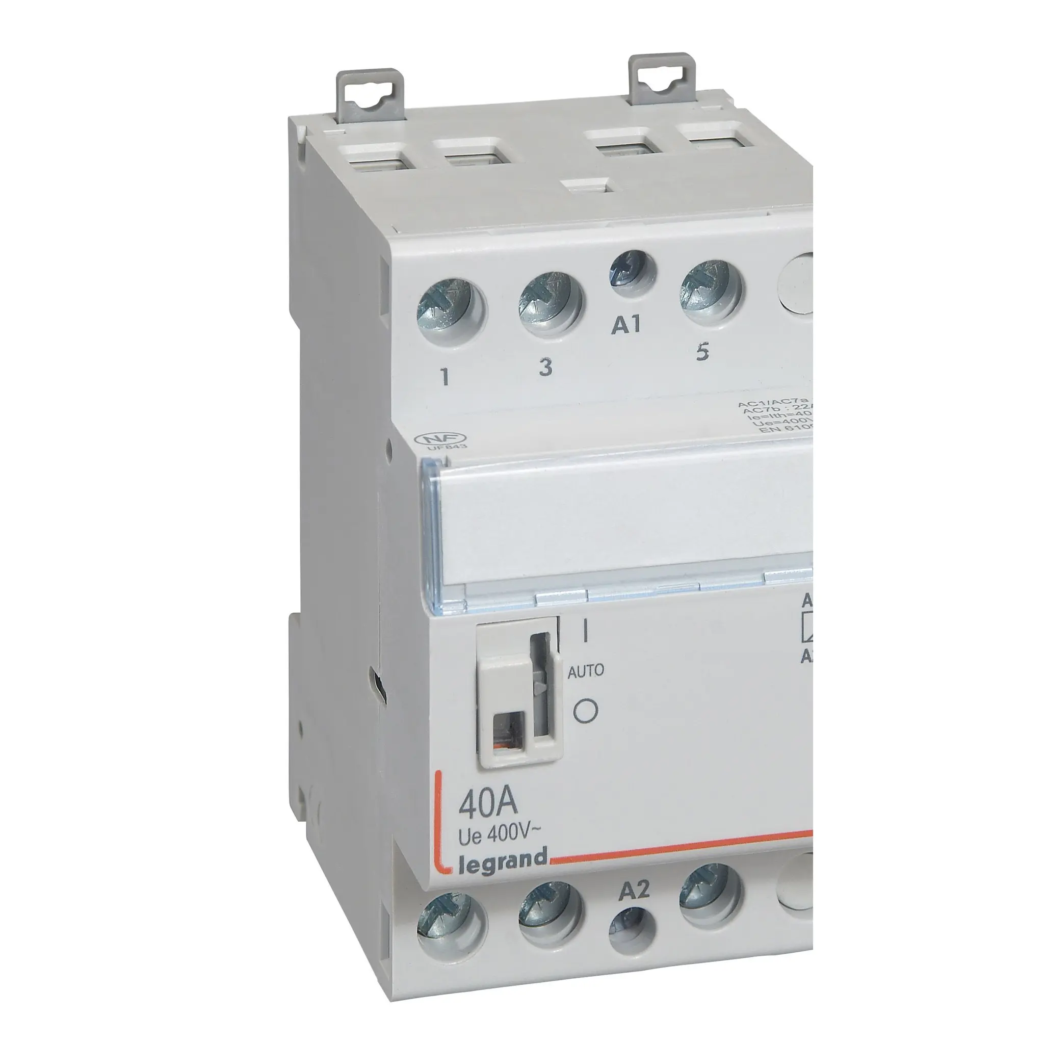 Produktfoto 1 von Legrand CX3 Schütz 230 V-Spule, 3-polig, 400V / 40 A 5 kW 3 Schließer Gerade