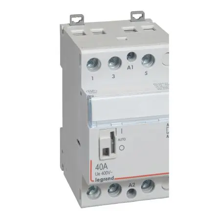 Produktfoto 1 von Legrand CX3 Schütz 230V-Spule, 3-polig, 400V / 40 A 5 kW 3 Schließer Gerade