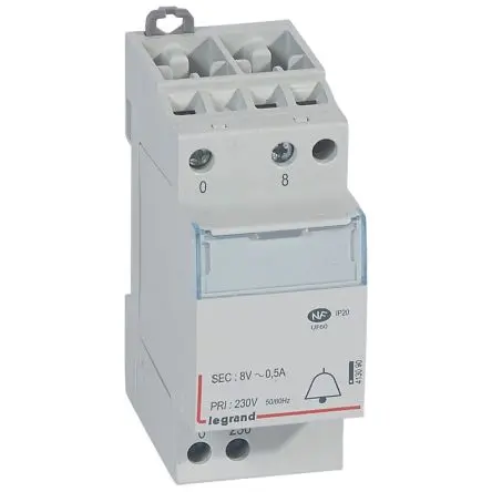 Produktfoto 1 von Legrand Klingeltrafo DIN-Hutschiene, Wand