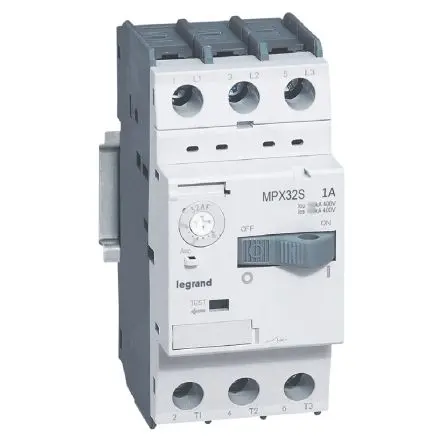 Produktfoto 1 von Legrand MPX Motorschutzschalter, 1A Schutzschalter 220V, 690 V x 45 mm mit Magnetisch