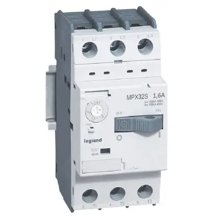 Produktfoto 1 von Legrand Motorschutzschalter, 1.6A Schutzschalter 220V, 690 V mit Magnetisch