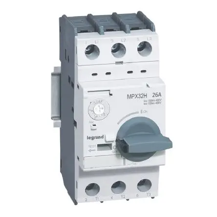 Produktfoto 1 von Legrand MPX Motorschutzschalter, 26A Schutzschalter 220V, 690 V 45mm mit Magnetisch