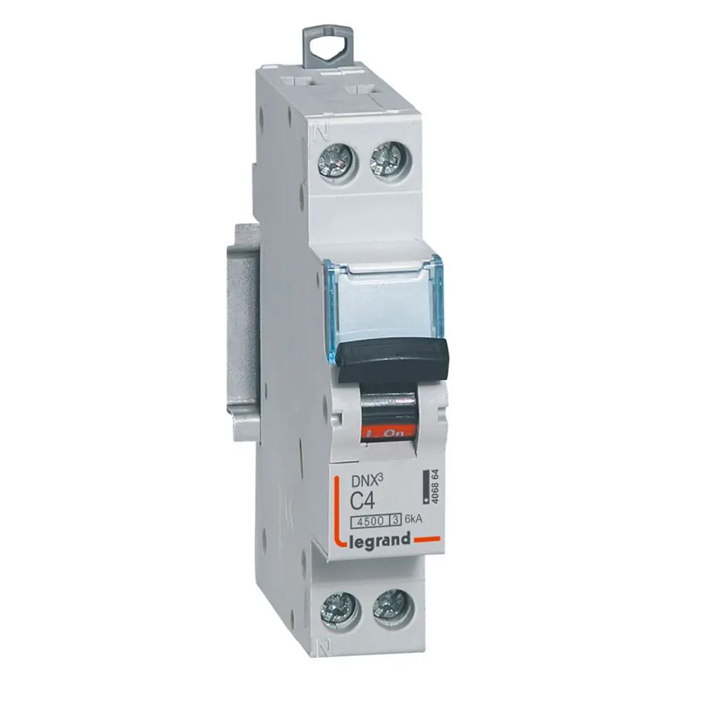Produktfoto 1 von Legrand DNX3 Schutzschalter Typ C, Pol 2-polig 4 A 230 V ac, Abschaltvermögen 6 kA DNX3