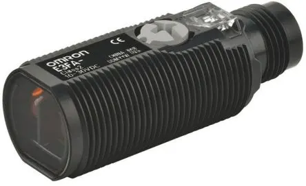 Produktfoto 1 von Omron E3FA Zylindrisch Optischer Sensor, Diffus, PnP Ausgang