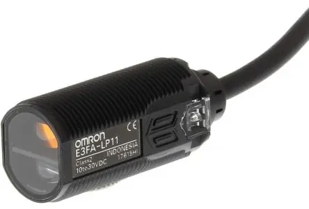 Produktfoto 1 von Omron E3FA Zylindrisch Optischer Sensor, Diffus, PnP Ausgang