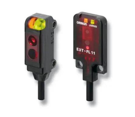 Produktfoto 1 von Omron E3T Kubisch Optischer Sensor, Reflektierend, PnP Ausgang, Kabel