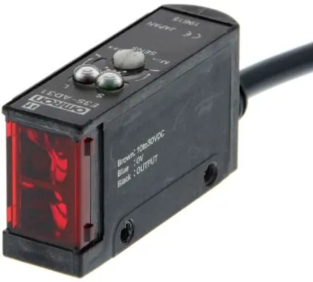 Produktfoto 1 von Omron E3S Kubisch Optischer Sensor, Diffus, PnP Ausgang