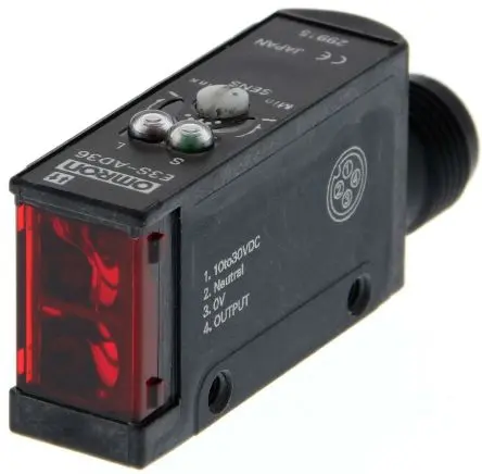 Produktfoto 1 von Omron E3S Kubisch Optischer Sensor, Diffus, PnP Ausgang