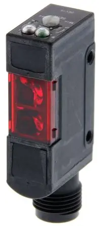 Produktfoto 1 von Omron E3S Kubisch Optischer Sensor, Diffus, NPN Ausgang, Kabel