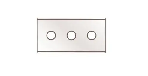 Produktfoto 1 von MARTOR Teppichmesser-Klinge 43 x 22 x 0.3 mm Vierkant Stahl Robust 22 mm 10-teilig