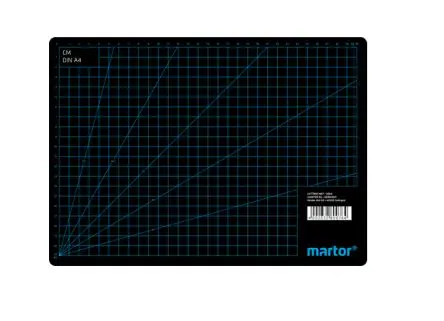 Produktfoto 1 von MARTOR Schneidematte, 320 mm x 230mm, Schwarz, 10 mm