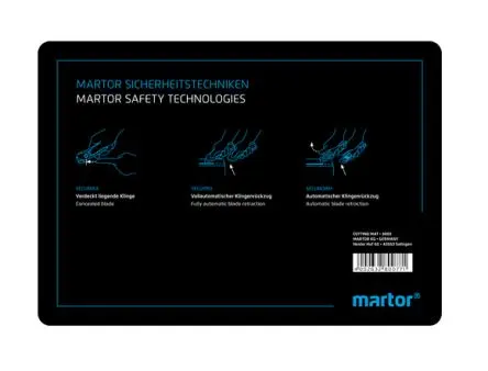 Produktfoto 1 von MARTOR Schneidematte, 210 mm x 148mm, Schwarz