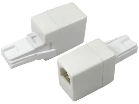 Produktfoto 1 von RS PRO Adapter Adapter, Weiß 15 cm