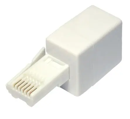 Produktfoto 1 von RS PRO Adapter Adapter, Weiß 15 cm
