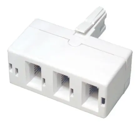 Produktfoto 1 von RS PRO Adapter Adapter, Weiß