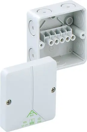 Spelsberg Polystyrol Abzweigdose Grau IP65 Breite 80mm Höhe 52 mm Länge 80 mm