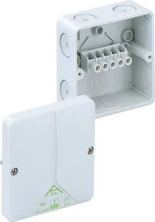 Produktfoto 1 von Spelsberg Polystyrol Abzweigdose Grau IP65 Breite 93mm Höhe 55 mm Länge 93 mm