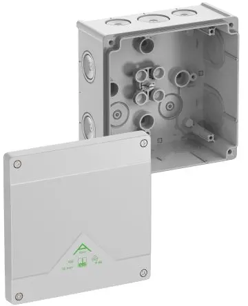 Produktfoto 1 von Spelsberg Abox 100-L Polystyrol Abzweigdose Grau IP65 Breite 152mm Höhe 80 mm Länge 152 mm