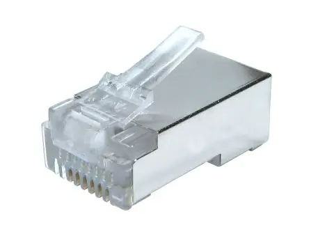 RS PRO Stecker Cat5e RJ45-Steckverbinder, 1-Port 8-polig Abgeschirmt Kabel, Kabel Gerade