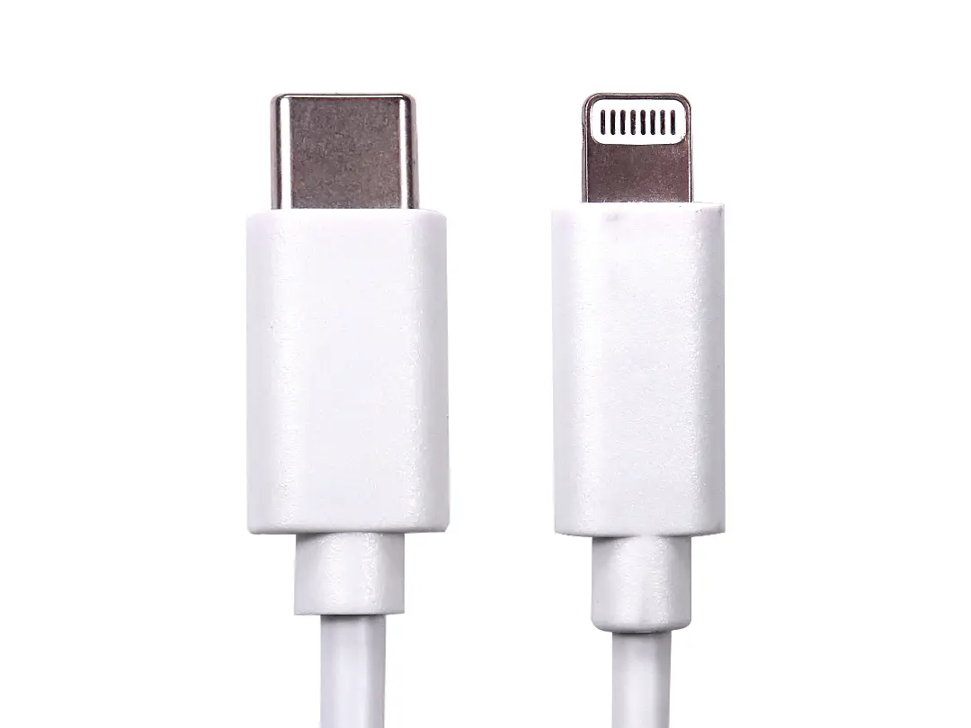 Produktfoto 1 von RS PRO USB-Kabel, USB C / Lightning, 1m USB 3.0 Weiß