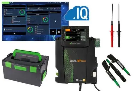 Produktfoto 1 von Gossen Metrawatt PROFiTEST MF TECH Starter-Set Installationstester-Set 4-Draht Erdungswiderstandsmessung USB Ohne
