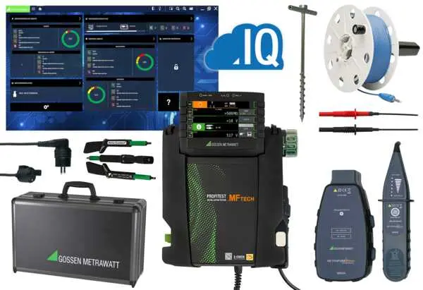 Produktfoto 1 von Gossen Metrawatt PROFITEST MF TECH Meister-Set Multifunktionsprüfgerät 4-Draht  Ohne Auslösung 600V