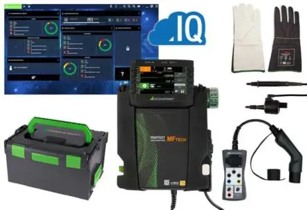 Produktfoto 1 von Gossen Metrawatt PROFiTEST MF TECH EVSE-Set Multifunktionsprüfgerät 4-Draht Erdungswiderstandsmessung USB Ohne Auslösung