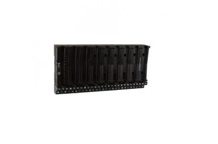 Produktfoto 1 von JM CONCEPT Polyamid Anschlussklemmenblock 50mA Schwarz 8-polig Schraubbefestigung 14AWG