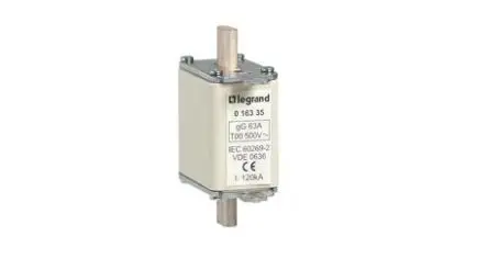 Produktfoto 1 von Legrand Patronensicherung 59 x 79 mm, 500V / 40A IEC 60269-1,2 and 2-1 and VDE 0636-21