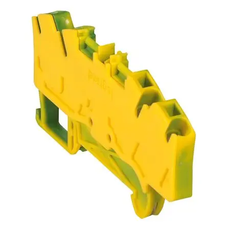 Produktfoto 1 von Legrand 372 Anschlussklemmenblock Grün, Gelb, 4mm², 800V Federanschlussklemme ATEX, ATEX 3049U - 02