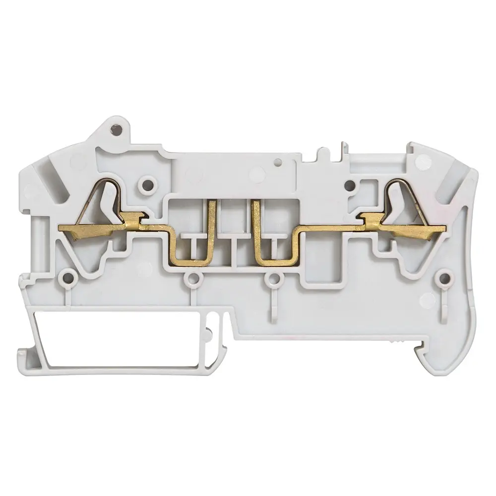Produktfoto 1 von Legrand VikingTM 3 terminal blocks with spring connection Klemmlieste abtrennen Grau, 2.5 mm², 500 V