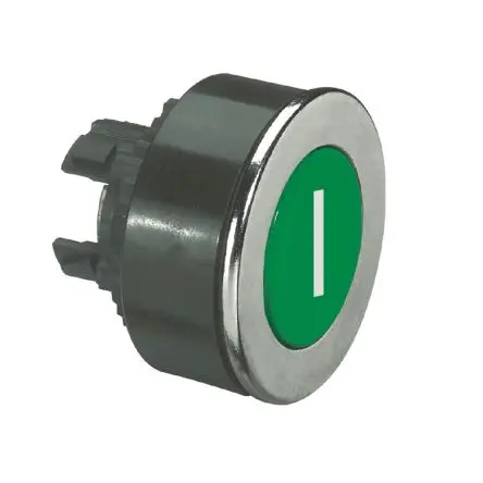 Produktfoto 1 von Legrand Druckschalter Ø 30.75 mm, Grün Flach Rund, IP66