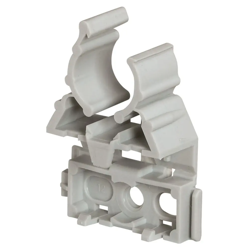 Produktfoto 1 von Legrand Kunststoff Schlauchklemme 40 mm Grau Grau-Finish
