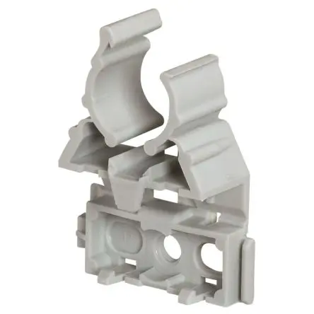 Produktfoto 1 von Legrand Kunststoff Schlauchklemme 40 mm Grau Grau-Finish