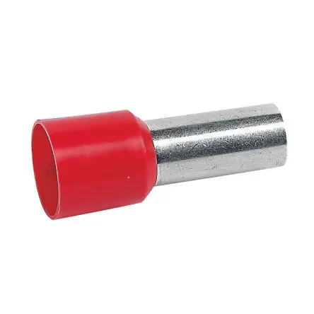 Produktfoto 1 von Legrand Starfix Aderendhülse, Stift ø 8.9 mm, Rot, Polypropylen, 18 mm, Isoliert