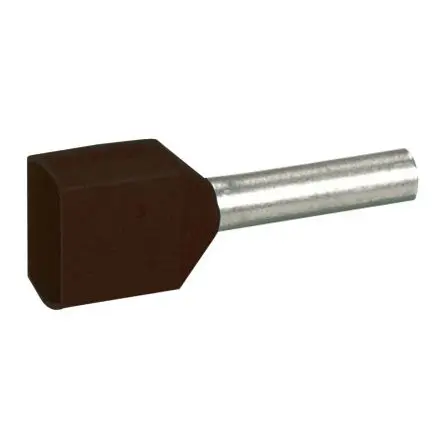 Produktfoto 1 von Legrand Starfix Aderendhülse, Stift ø 2.6 mm, Schwarz, Polypropylen, 8 mm, Isoliert